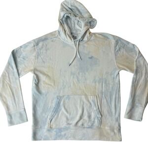 Hollister Must-Have Collection Tie Dye Hoodie Blue Yellow Mens Large G31